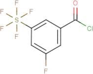 3-Fluoro-5-(pentafluorosulfur)benzoyl chloride