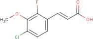 4-Chloro-2-fluoro-3-methoxycinnamic acid