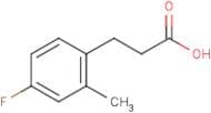 3-(4-Fluoro-2-methylphenyl)propionic acid