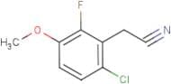6-Chloro-2-fluoro-3-methoxyphenylacetonitrile