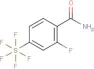 2-Fluoro-4-(pentafluorosulfur)benzamide