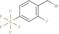 2-Fluoro-4-(pentafluorosulfur)benzyl bromide