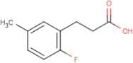 3-(2-Fluoro-5-methylphenyl)propionic acid