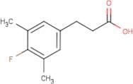 3-(4-Fluoro-3,5-dimethylphenyl)propionic acid