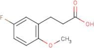 3-(5-Fluoro-2-methoxyphenyl)propionic acid