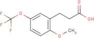 3-[2-Methoxy-5-(trifluoromethoxy)phenyl]propionic acid