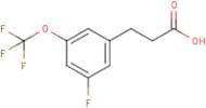 3-[3-Fluoro-5-(trifluoromethoxy)phenyl]propionic acid