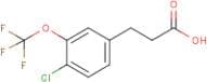 3-[4-Chloro-3-(trifluoromethoxy)phenyl]propionic acid