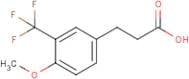 3-[4-Methoxy-3-(trifluoromethyl)phenyl]propionic acid
