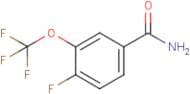 4-Fluoro-3-(trifluoromethoxy)benzamide