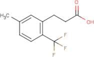 3-[5-Methyl-2-(trifluoromethyl)phenyl]propionic acid