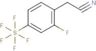 2-Fluoro-4-(pentafluorosulfur)phenylacetonitrile