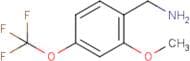 2-Methoxy-4-(trifluoromethoxy)benzylamine