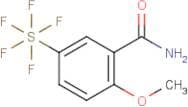 2-Methoxy-5-(pentafluorosulfur)benzamide