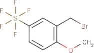 2-Methoxy-5-(pentafluorosulfur)benzyl bromide