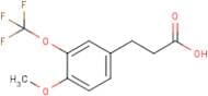 3-[4-Methoxy-3-(trifluoromethoxy)phenyl]propionic acid