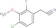 4-Chloro-2-fluoro-3-methoxyphenylacetonitrile