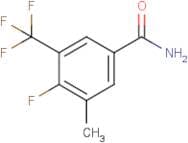 4-Fluoro-3-methyl-5-(trifluoromethyl)benzamide