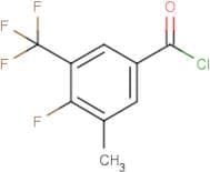 4-Fluoro-3-methyl-5-(trifluoromethyl)benzoyl chloride