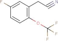 5-Fluoro-2-(trifluoromethoxy)phenylacetonitrile