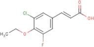 3-Chloro-4-ethoxy-5-fluorocinnamic acid