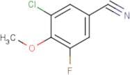 3-Chloro-5-fluoro-4-methoxybenzonitrile
