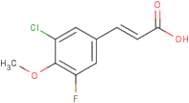 3-Chloro-5-fluoro-4-methoxycinnamic acid