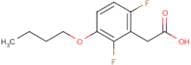 3-Butoxy-2,6-difluorophenylacetic acid