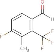 4-Fluoro-3-methyl-2-(trifluoromethyl)benzaldehyde