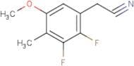 2,3-Difluoro-5-methoxy-4-methylphenylacetonitrile