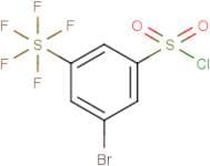 3-Bromo-5-(pentafluorosulfur)benzenesulfonyl chloride
