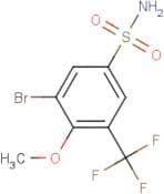 3-Bromo-4-methoxy-5-(trifluoromethyl)benzenesulfonamide