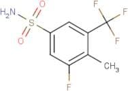 3-Fluoro-4-methyl-5-(trifluoromethyl)benzenesulfonamide