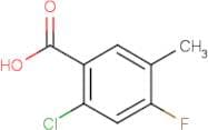 2-Chloro-4-fluoro-5-methylbenzoic acid