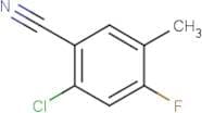 2-Chloro-4-fluoro-5-methylbenzonitrile
