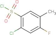 2-Chloro-4-fluoro-5-methylbenzenesulfonyl chloride