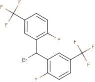 2-{Bromo-[2-fluoro-5-(trifluoromethyl)phenyl]methyl}-1-fluoro-4-(trifluoromethyl)benzene