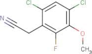4,6-Dichloro-2-fluoro-3-methoxyphenylacetonitrile