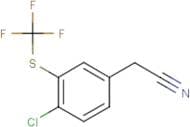 4-Chloro-3-(trifluoromethylthio)phenylacetonitrile
