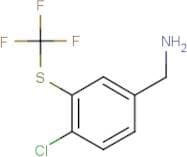 4-Chloro-3-(trifluoromethylthio)benzylamine