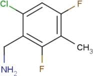 6-Chloro-2,4-difluoro-3-methylbenzylamine