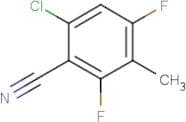 6-Chloro-2,4-difluoro-3-methylbenzonitrile
