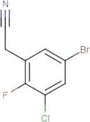 5-Bromo-3-chloro-2-fluorophenylacetonitrile