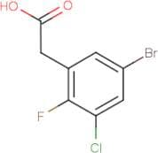 5-Bromo-3-chloro-2-fluorophenylacetic acid
