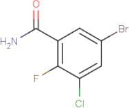 5-Bromo-3-chloro-2-fluorobenzamide