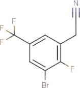 3-Bromo-2-fluoro-5-(trifluoromethyl)phenylacetonitrile