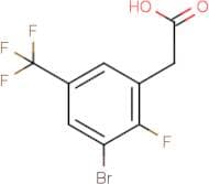 3-Bromo-2-fluoro-5-(trifluoromethyl)phenylacetic acid