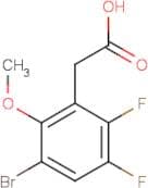 3-Bromo-5,6-difluoro-2-methoxyphenylacetic acid