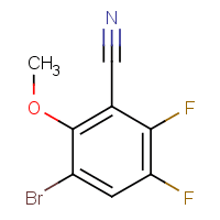 3-Bromo-5,6-difluoro-2-methoxybenzonitrile