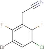 3-Bromo-5-chloro-2,6-difluorophenylacetonitrile